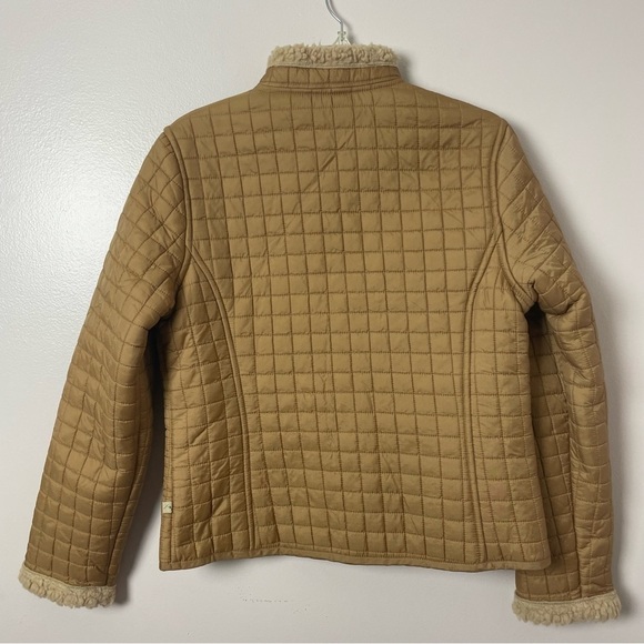 Tsunami Quilted Fleece-Lined Bomber Jacket – Tan – Size Medium - Picture 4 of 12
